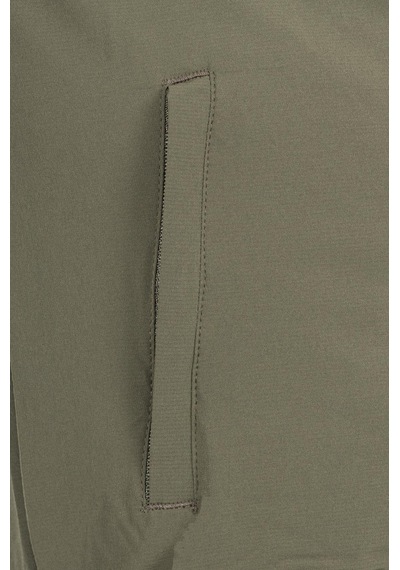 Maraton Sportswear Büyük Beden Erkek Dik Yaka Reglan Kol Basic Haki Eşofman Takımı 21854-Haki