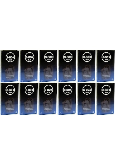 S-Box Blue Klasik Prezervatif 12'li x 12