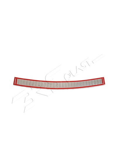 Touran Uyumlu 2010-2014 Krom Arka Tampon Üstü Koruma Paslanmaz Çelik