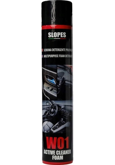 Slopes W01 Active Cleaner Foam Çok Amaçlı Temizleme Köpüğü Aerosol 500 Ml
