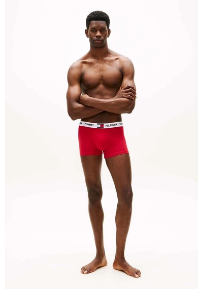 Tommy Hilfiger 3p Trunk Erkek Kırmızı Boxer - Um0um03835