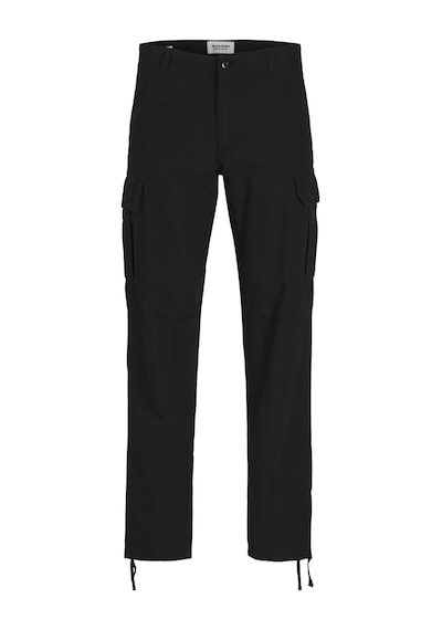 Jack & Jones Erkek Pamuklu Kargo Pantolon - Kane - 12258150 Siyah