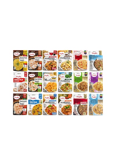 Yemek Hazır Karışık Set - 18'li Ekonomik Paket Glutensiz & Gurme Seçenekli - 869610593