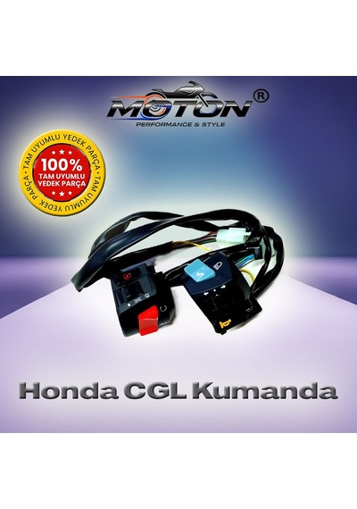 Honda Cgl 125 Uyumlu Sağ - Sol Kumanda Paneli Takımı A Kalite Siyah