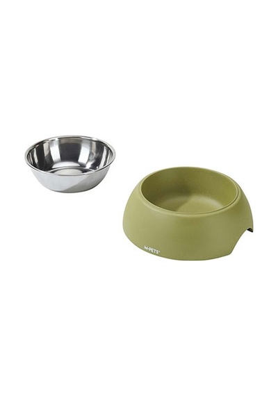 M-pets Eco Bamboo Küçük Irk Köpek Ve Kedi Mama Ve Su Kabı Yeşil 190 Ml 244-51044.01