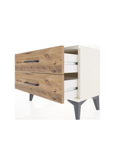 Arges Komodin 2 Çekmeceli 60x30x48 Aytaşı-çam Aytaşı
