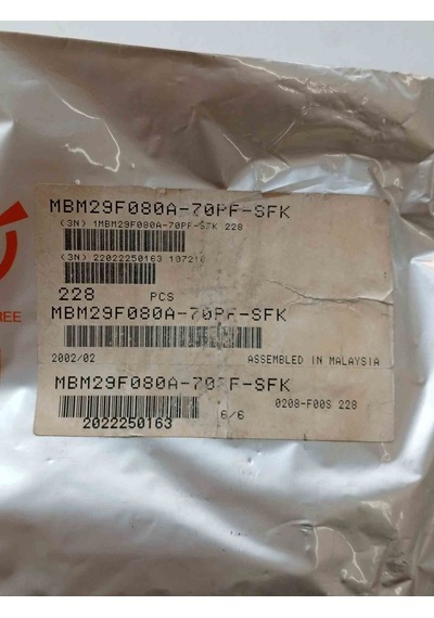 Mbm29f080a-70pf-sfk Fujıtsu Diğer Entegreler 2 Adet