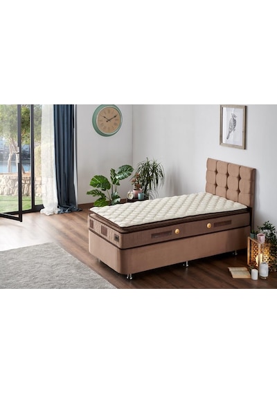 Nironyatak W.Cotton 120X200 Tek Kişilik Pedli Yatak Full Ortopedik Yaylı Yat