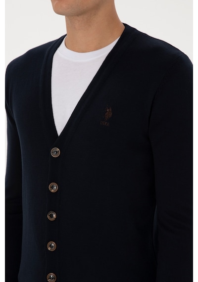 U.s. Polo Assn. Erkek Lacivert Hırka Triko 50313702-vr033 Lacivert