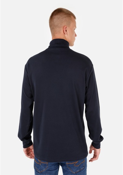 Colin's Colins Normal Kesim Balıkçı Yaka Lacivert Erkek Uzun Kol Tişört Cl1066054 Lacivert