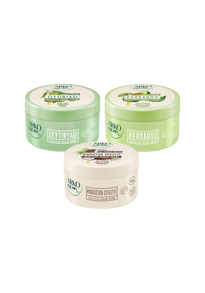 Arko Nem Değerli Yağlar Bakım Krem 250 Ml 3 Lü Karma Set