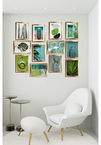 Modern Style 12 Parçalı Mdf Tablo Mck100 Çok Renkli - 713606022 Çok Renkli