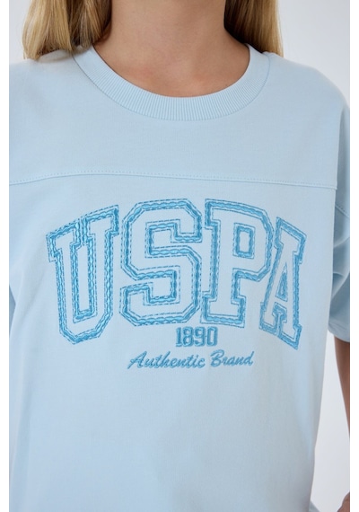 U.s. Polo Assn. Kız Çocuk Mavi Bermuda Takım 5274-49905 Mavi