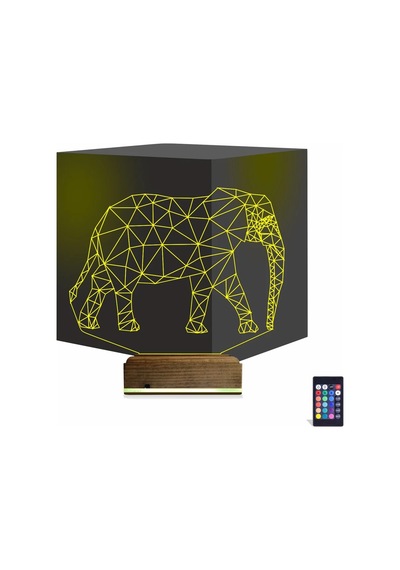 Luvivia Fil 3d Lamba - Masa Gece Lambası V3 Şeffaf