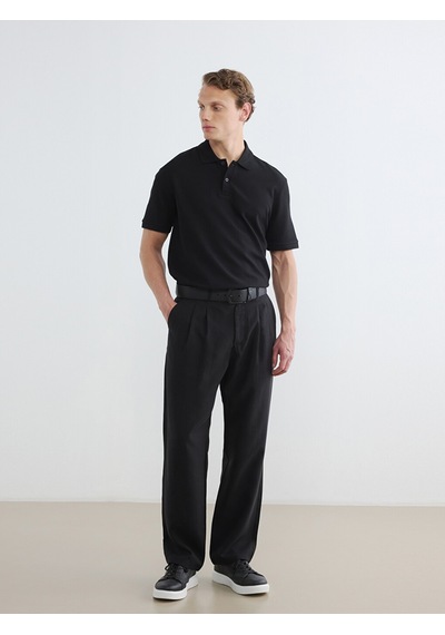 Lcw Vision Siyah Regular Fit Gabardin Erkek Pileli Pantolon Lcw Vision Siyah Regular Fit Gabardin Erkek Pileli Pantolon