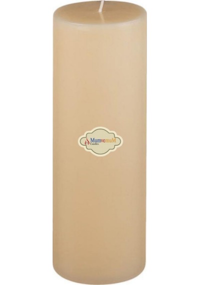 Medium Çap : 10 Cm Set Mum Krem Krem