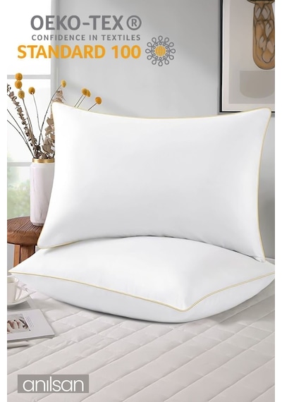 4'lü Nano Jel Yastık, 50x70cm - Otel Yastığı - Uyku Için En Iyi Yastık Seçeneği
