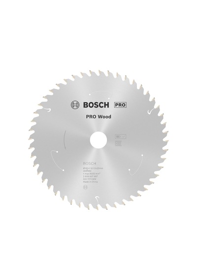 Professional Accessories 1 X Daire Testere Bıçağı Standard For Wood Ahşap, Testere Bıçağı 165 X 20 X 1,5 Mm, 4
