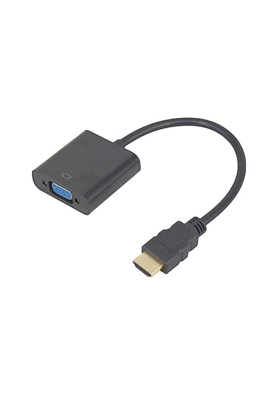 Hdmi To Vga Kablo Çevirici Dönüştürücü Ses Uydu Receiver Ps3 Ps4 (250382997)
