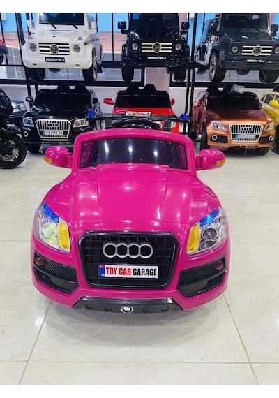 Audi Çocuk Araç Gereçleri Pembe Renk 12 Volt Akülü Araba 0-6 Yaş Mor
