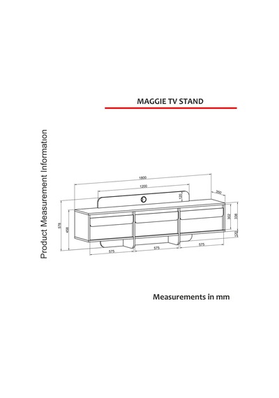 Maggie Tv Stand Antrasit - Atlantik Çam Diğer Maggie Tv Stand Antrasit - Atlantik Çam Diğer