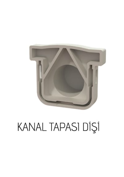 120X90X1000Mm Drenaj Kanalı / Plastik Izgara + Oluk + Tapa