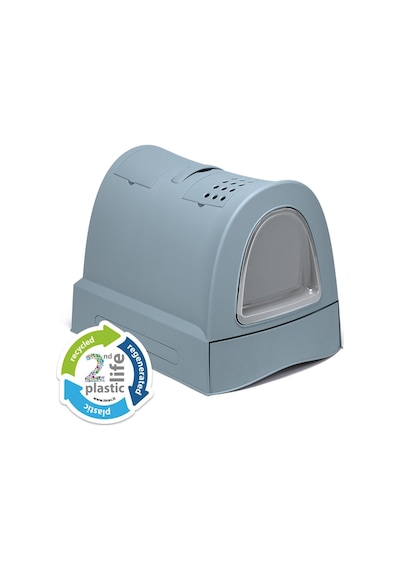 Gld-spt- Imac Zuma 2nd Lıfe Torbalı Kapalı Kedi Tuvaleti Mavi 56x40x42,5cm