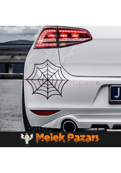 Örümcek Ağı Oto Sticker