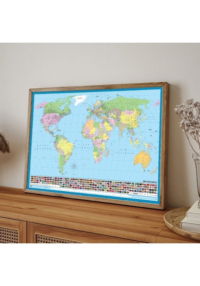 Ks Games 300 Parça World Map - Dünya Haritası Puzzle - 19264