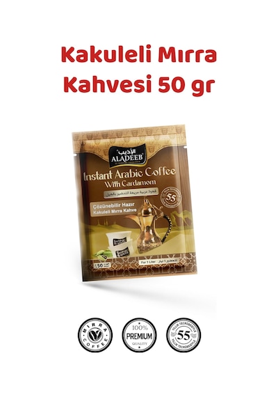 Çözünebilir Hazır Kakuleli Mırra Kahvesi 50 Gr Hazır