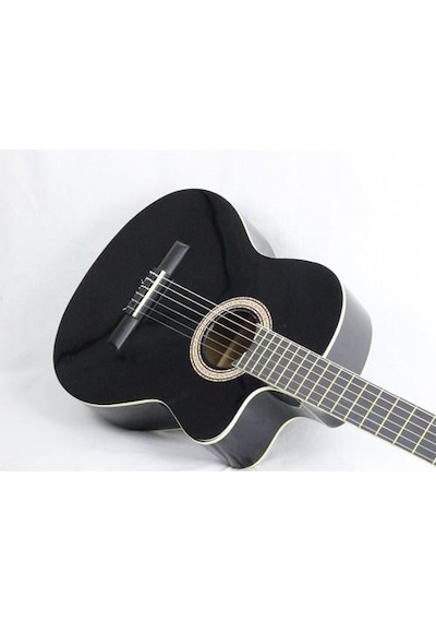 Barcelona Lc 3900 Cbk Cutaway Siyah Klasik Gitar