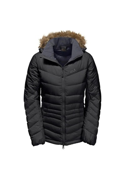 Jack Wolfskin Selenıum Outdoor Black Kadın Mont Black Black