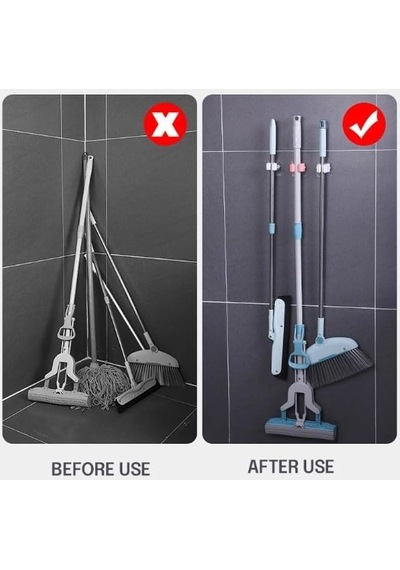 Mc-623 Yapışkanlı Pratik Mop Tutucu 4 Adet Beyaz Genel