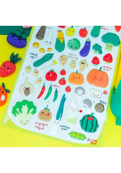 Bigpoint Sticker Vegetable X 15 Adet