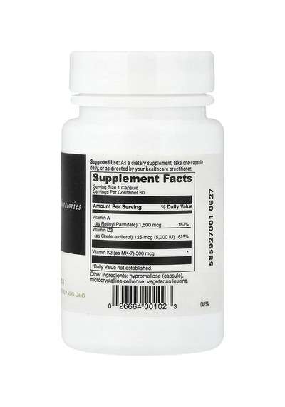 Davinci Laboratories, A-d-k, 60 Capsules