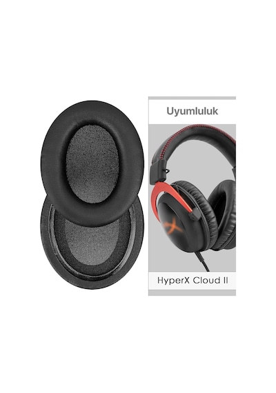 Hyper X Cloud 3/2 / 1 Ve Cloud Alpha İçin Suni Deri Kulaklık Pedi Yüksek Kaliteli Materyal Kula
