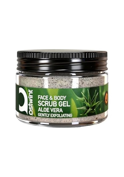 Yüz Ve Vücut Peeling Scrub Aloe Vera 300 Ml, Cilt Temizleyici, Pürüssüzleştirici, Dolaşımı Hızlandırıcı