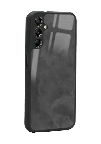Samsung Uyumlu A24 Gri Mermer Tasarımlı Glossy Telefon Kılıfı Çok Renkli