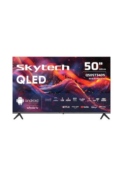 Regal Q50ST3405 65" 4K Ultra HD 50 127 Ekran Uydu Alıcılı Smart QLED TV
