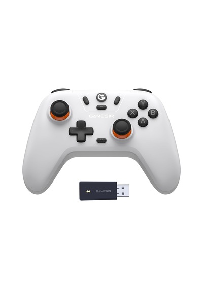 Nova Lite 2.4g Wireless Controller For Windows Pc, İphone, Android, Switch & Steam Deck, Bluetooth Controller Gamepad With Hall Effect Trigger,turbo,rumble Vibration Nova Lite White