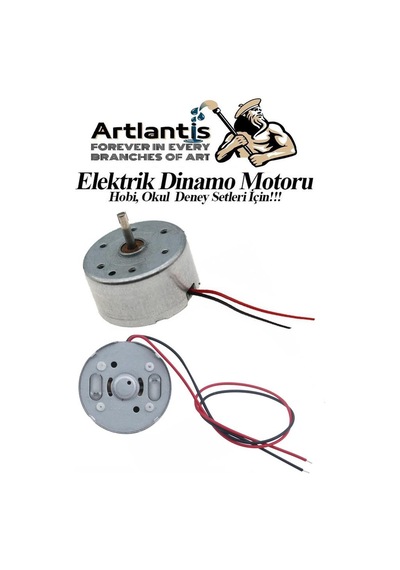 Dinamo Motoru 6 V 1 Adet Elektrik Üreten Motor Eğitici Hobi Deney Okul Elektrik Motoru Deneyler İçin