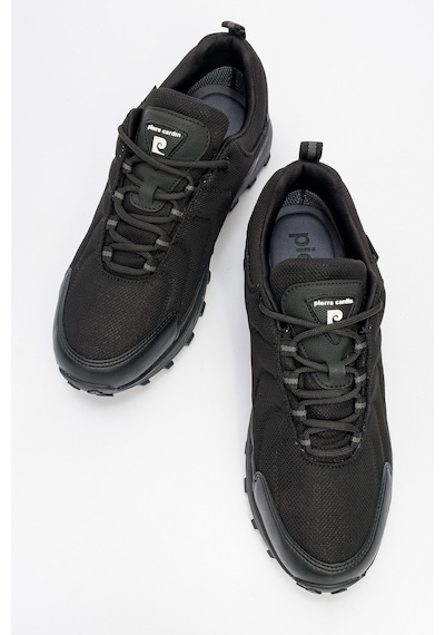 Pierre Cardin Erkek Kalın Taban Bağcıklı Comfort Sneaker Pc 023 Yukanay Siyah Siyah