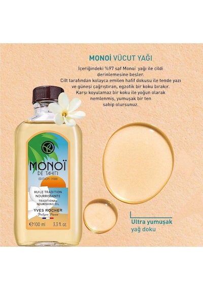 Yves Rocher Monoi Saç ve Vücut Yağı 100 ML