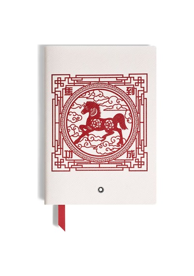 Montblanc The Legend Of Zodiacs The Horse Orta Boy Defter 134715 Beyaz