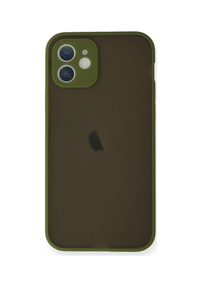 Apple iPhone Uyumlu 12 Mini  - Kılıf Montreal Silikon  - Kapak  - Açık Yeşil