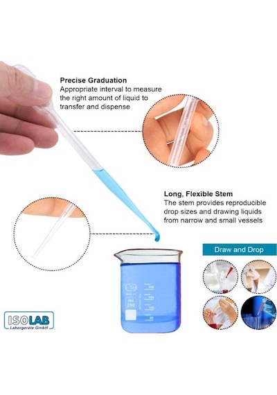 Pastör Pipeti - Damlalık P.e. - 1 Ml - 500 Adet/kutu