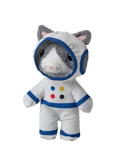 Ikea Aftonsparv Peluş Oyuncak 28 Cm Beyaz - Mavi - Gri