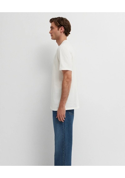 Mavi M0613669-70057 Mavi Baskılı T-shirt Erkek Tişort Beyaz
