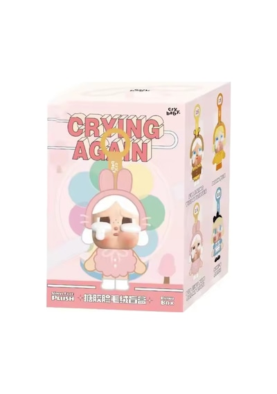 Crying Again Cry Baby Blind Box Dupe Çanta Charmı Aksesuar Anahtarlık 16 Cm Çok Renkli