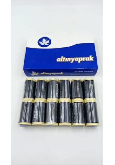 12 Parça Siyah 100 Mt Dikiş İplik 5224